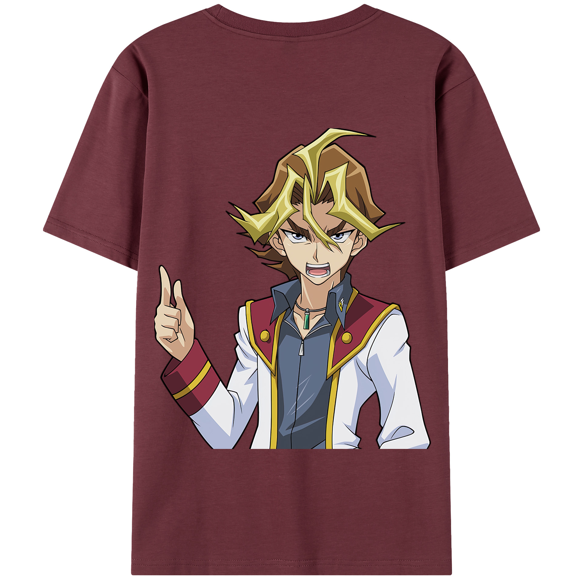 （画像用） 遊☆戯☆王 Yu-Gi-Oh! 綿100％半袖Tシャツ（背面プリント）